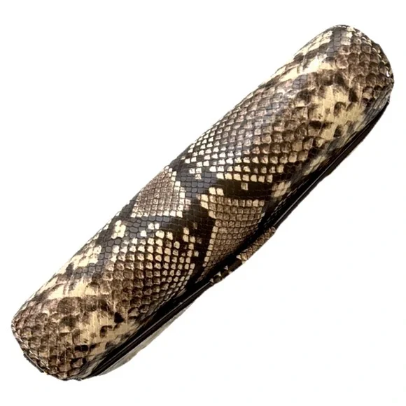 Michael Kors Sonia Medium Snake Embossed Chain Strap Shoulder Bag Purse - Picture 7 of 12